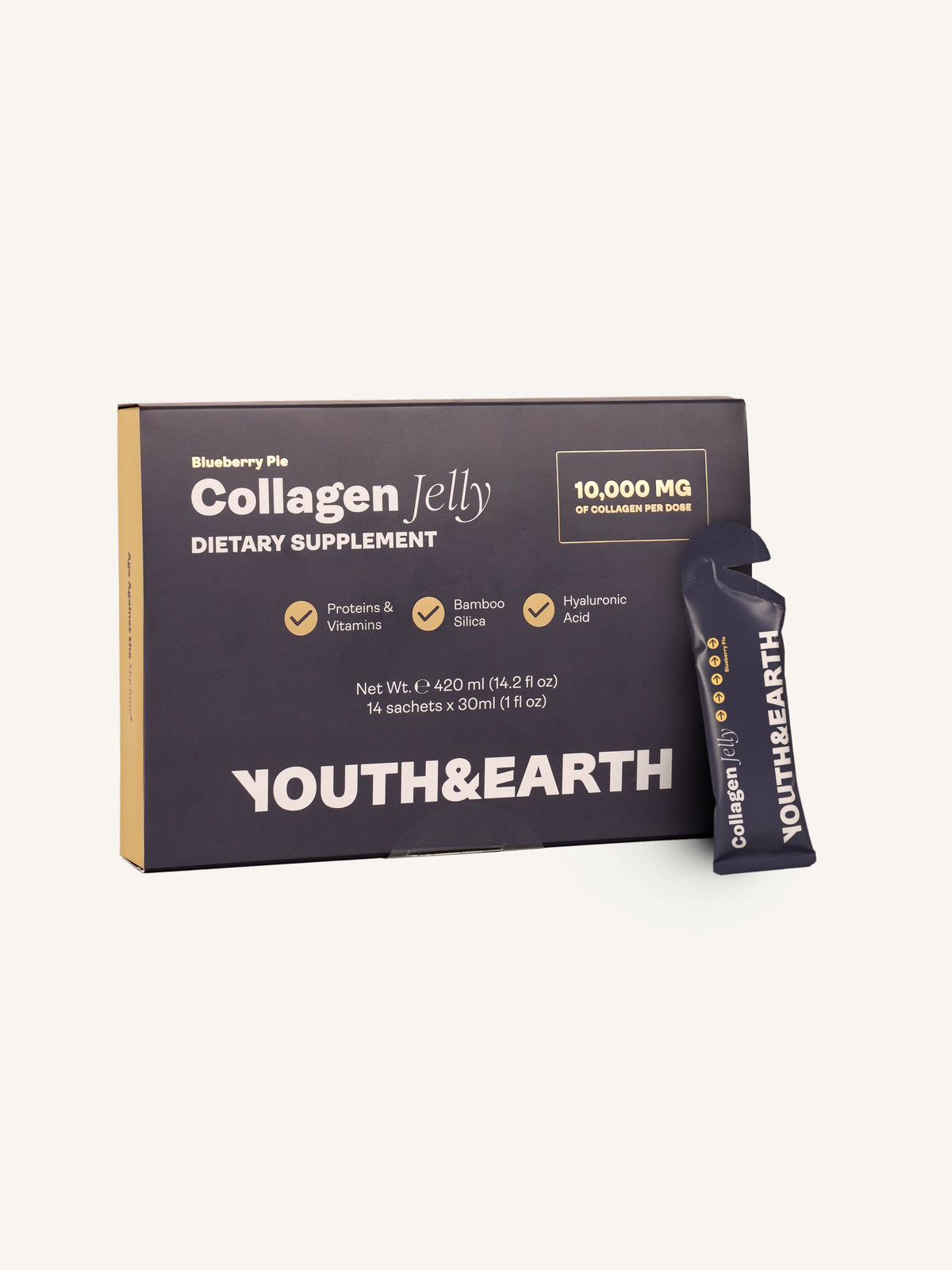 Collagen Jelly - Blueberry Pie - youthandearth -