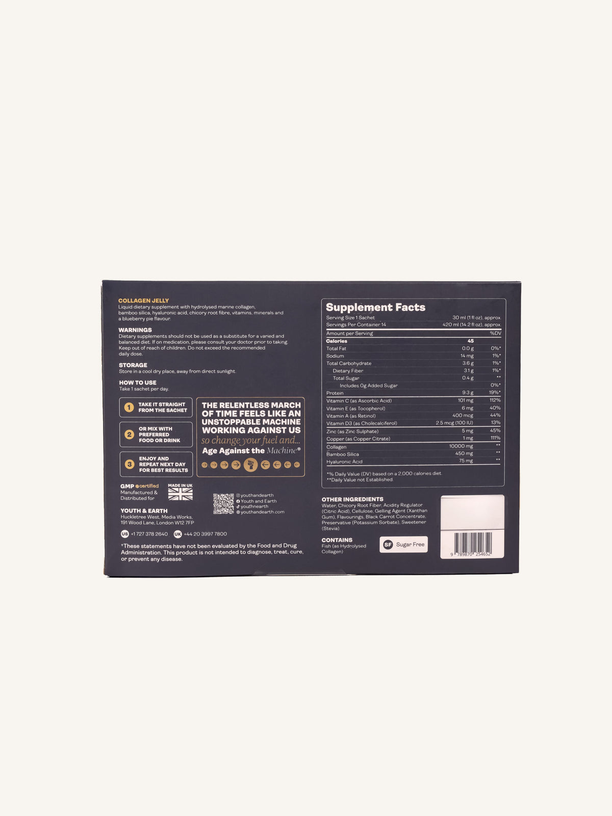 Collagen Jelly - Blueberry Pie - youthandearth -