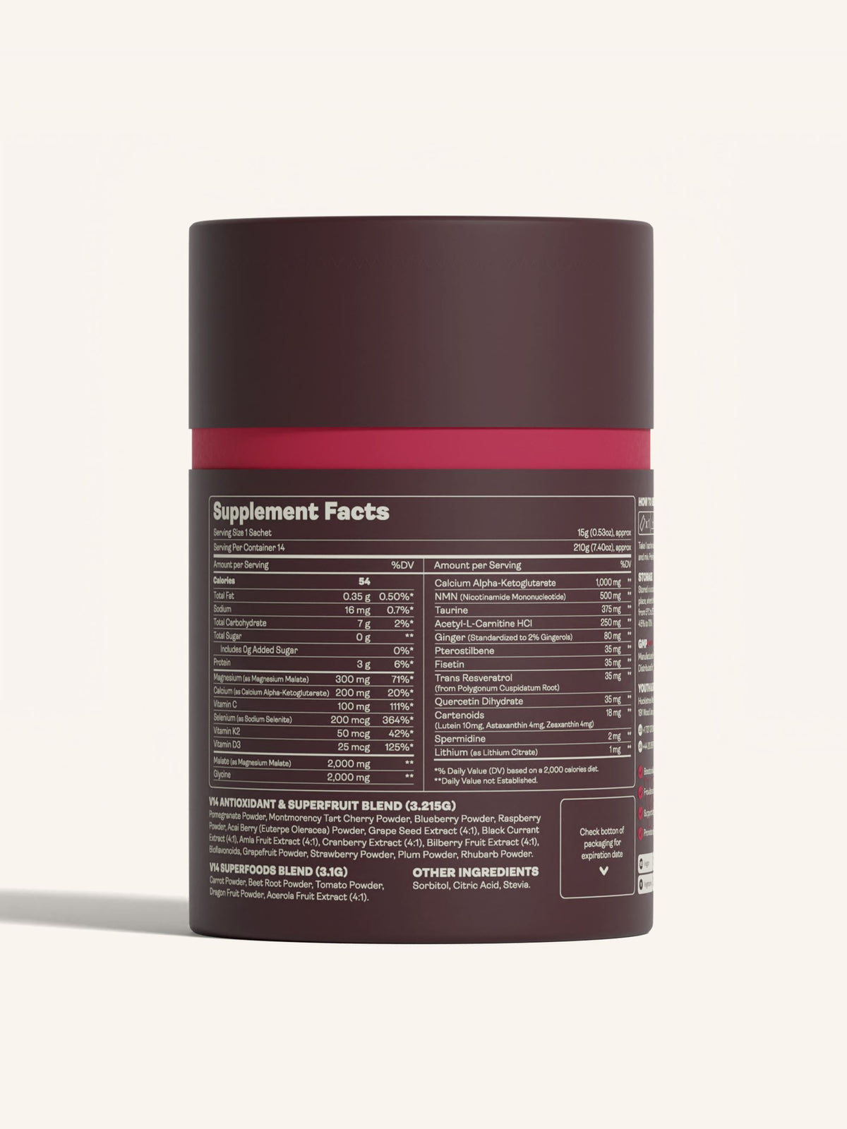 V14 Longevity Reds - youthandearth -