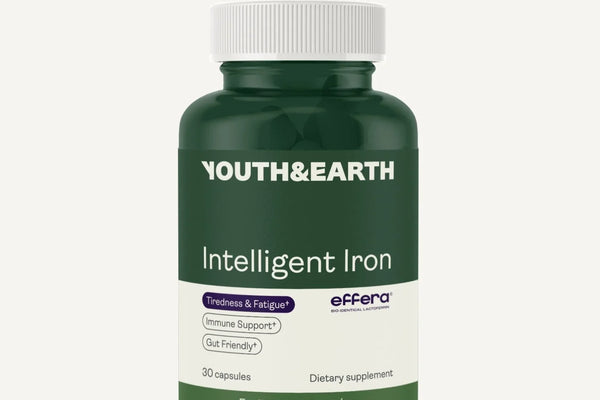 Youth & Earth Intelligent Iron (Effera Human Lactoferrin) for Gut Health and Immune Support
