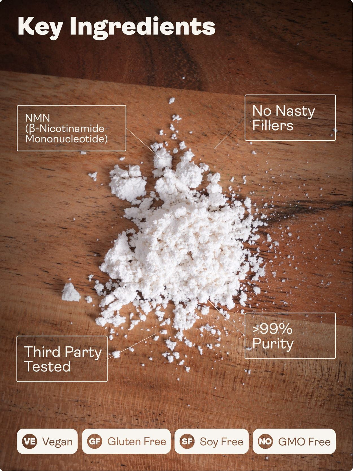 NMN Nicotinamide Mononucleotide Sublingual Powder - youthandearth - 